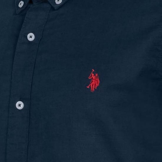 U.S. Polo Assn. Herren Leinenhemd aus Leinen-Baumwollmix - Image 4