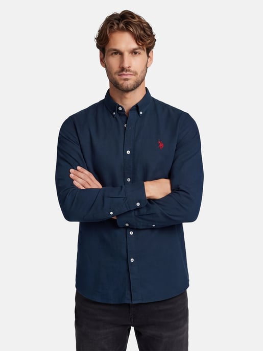 U.S. Polo Assn. Herren Leinenhemd aus Leinen-Baumwollmix - Image 6