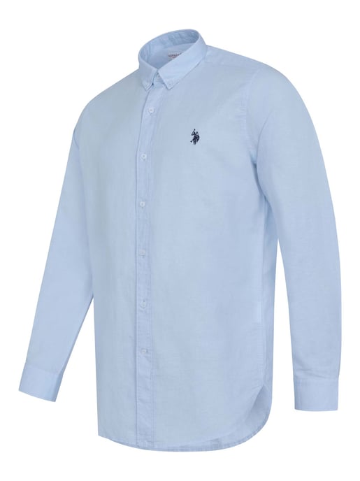 U.S. Polo Assn. Herren Leinenhemd aus Leinen-Baumwollmix - Image 2