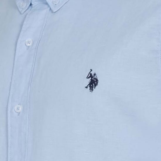 U.S. Polo Assn. Herren Leinenhemd aus Leinen-Baumwollmix - Image 4