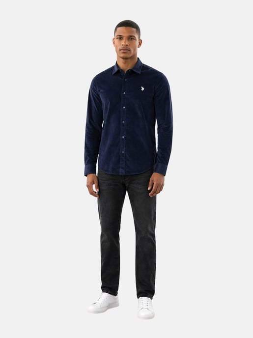 U.S. Polo Assn. Herren Cordhemd aus Baumwolle mit Stretchanteil - Image 3