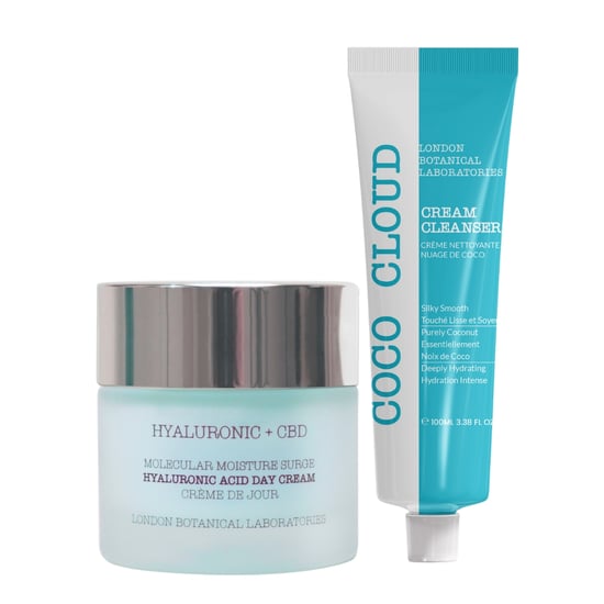 Coco Cloud Cream Cleanser 100 ml + Hyaluronsäure + CBD | Molekulare Feuchtigkeitskur Hyaluronsäure Tagescreme 50 ml - Image 1