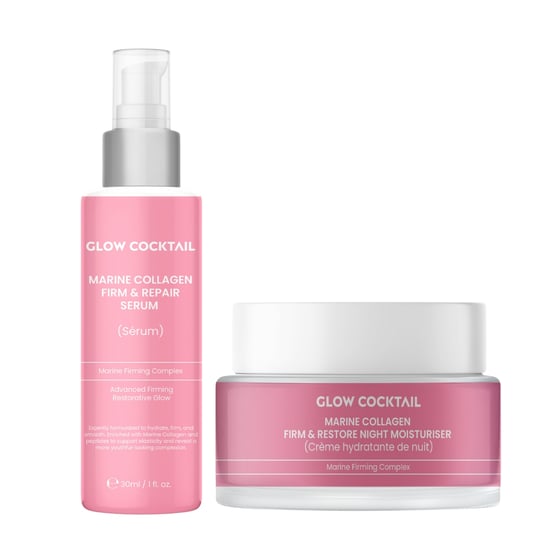 Marine Collagen Festigungs- und Reparaturserum 30ml + Marine Collagen Festigungs- und Regenerationsnachtcreme 50ml - Image 1
