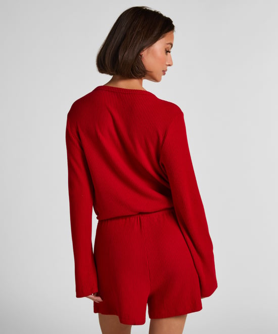 Hunkemöller Combinaison de pyjama courte en jersey côtelé - Image 3