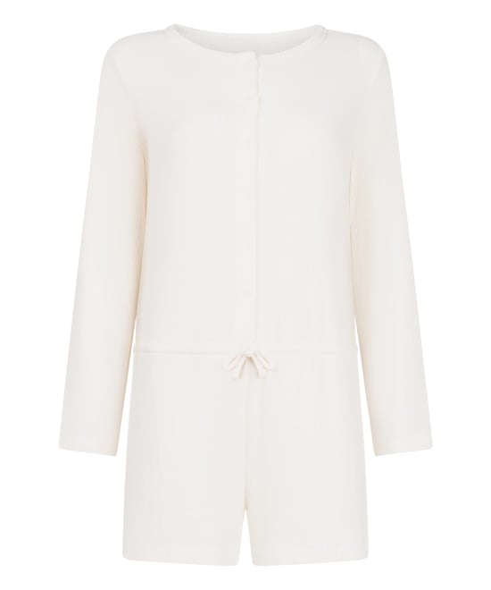 Hunkemöller Combinaison de pyjama courte en jersey côtelé - Image 4