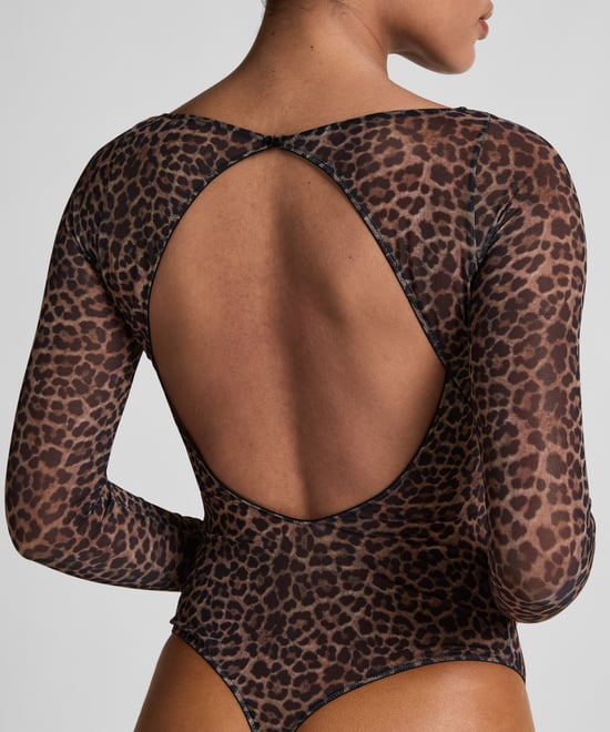Hunkemöller Body à manches longues léopard Tara - Image 3