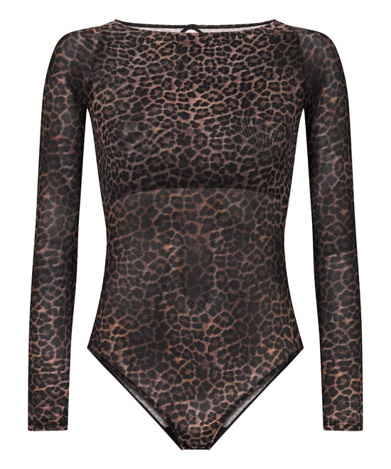 Hunkemöller Body à manches longues léopard Tara - Image 5