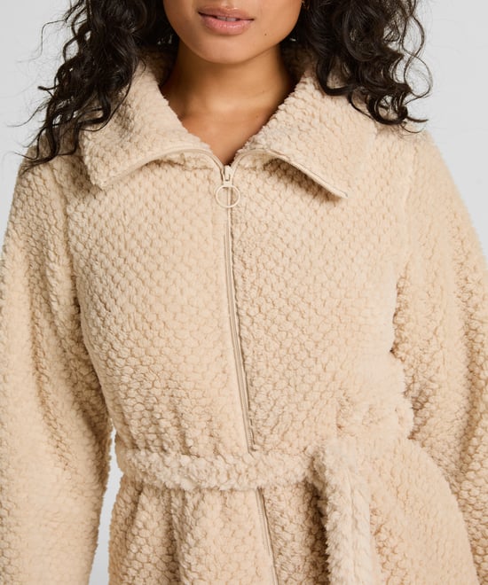 Hunkemöller Robe de chambre en polaire à fermeture éclair - Image 2