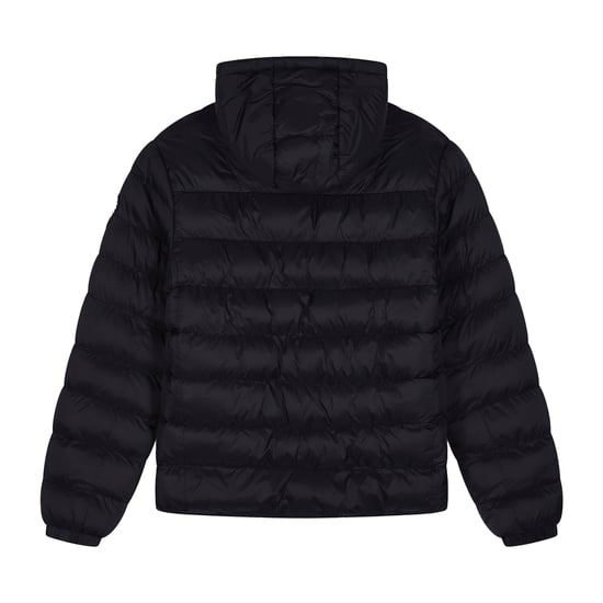 Kinder Pufferjacke für Mädchen und Jungen, schwarze, gefütterte, warme Kapuzenjacke - Image 2