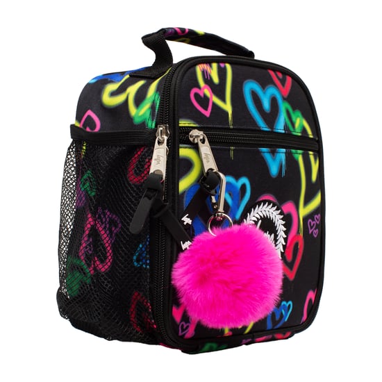 Kinder Lunchbox Schwarze Graffiti Herzen | Wärmeisolierte Schultasche 4,5L - Image 2