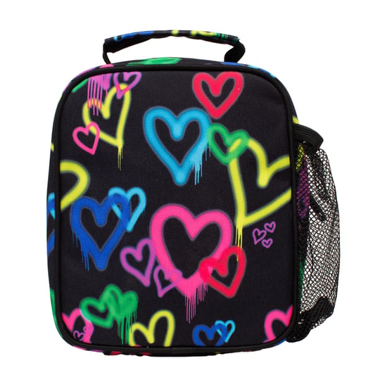 Kinder Lunchbox Schwarze Graffiti Herzen | Wärmeisolierte Schultasche 4,5L - Image 3