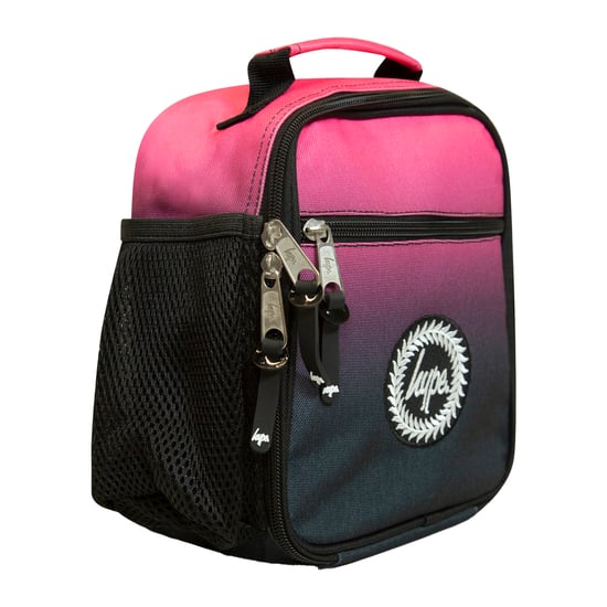 Kinder Lunch Tasche Schwarz Rosa Farbverlauf | Thermo-isolierte Schulbrotbox 4,5L - Image 1