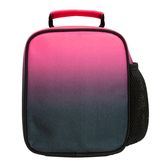 Kinder Lunch Tasche Schwarz Rosa Farbverlauf | Thermo-isolierte Schulbrotbox 4,5L - Image 4