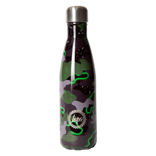 500 ml Thermosflasche | Grünes Camouflage Edelstahl isoliert auslaufsicher - Image 1