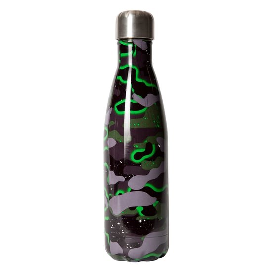 500 ml Thermosflasche | Grünes Camouflage Edelstahl isoliert auslaufsicher - Image 2