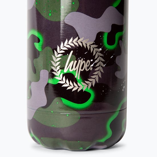 500 ml Thermosflasche | Grünes Camouflage Edelstahl isoliert auslaufsicher - Image 3