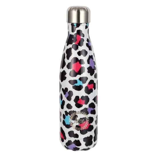 Thermowasserflasche Silber Leopardenmuster | Edelstahl Auslaufsichere Flasche - Image 1