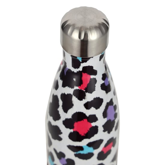 Thermowasserflasche Silber Leopardenmuster | Edelstahl Auslaufsichere Flasche - Image 3