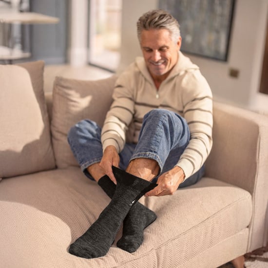 Herren Nicht-bindende Thermo HoneyComb Socken - Image 4