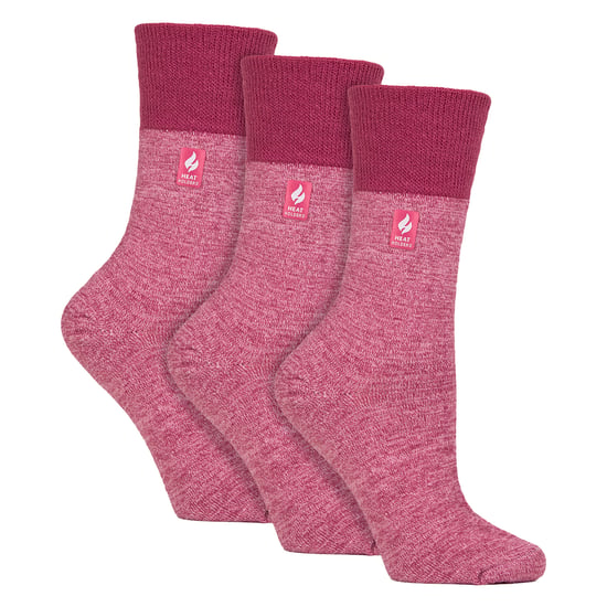 3er-Pack Damen Thermosocken Warme Winter Crew-Socken mit gebrushtem Innenfutter - Image 1