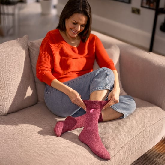3er-Pack Damen Thermosocken Warme Winter Crew-Socken mit gebrushtem Innenfutter - Image 3