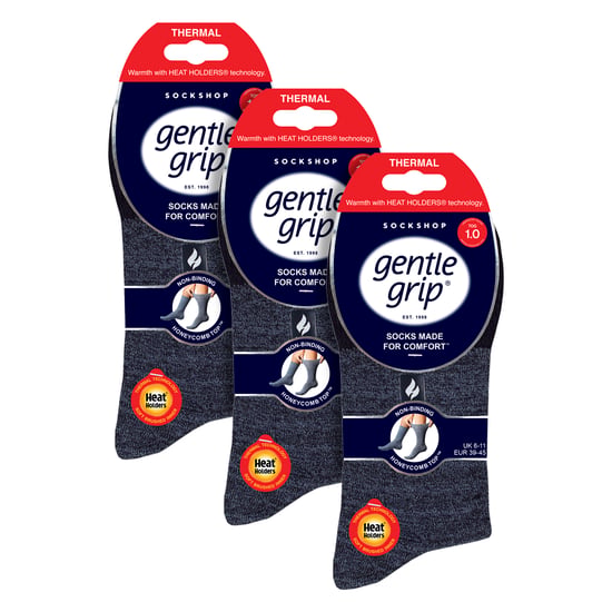 3er-Pack Herren Thermosocken Warme Winter Crew-Socken mit gebürstetem Innenfutter - Image 2