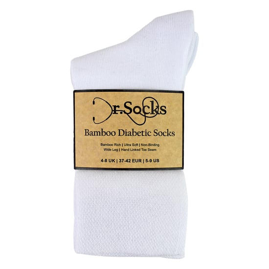 4er Pack Damen Bambus Diabetikersocken Weich Atmungsaktiv Nicht Bindende Socken - Image 1