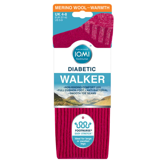 Diabetiker Wollwandersocken für Männer | Extra breite gepolsterte Wandersocken - Image 2