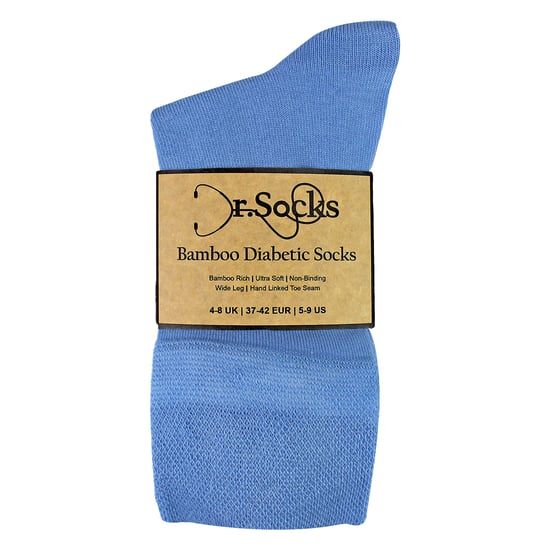 4er-Pack Damen-Bambusdiabetikersocken, weich, atmungsaktiv, nicht einschnürend - Image 1