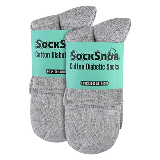 6er-Pack Herren Knöchelsocken Diabetes Baumwolle Atmungsaktive Alltagssocken - Image 1