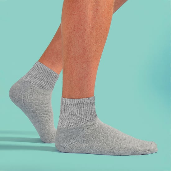 6er-Pack Herren Knöchelsocken Diabetes Baumwolle Atmungsaktive Alltagssocken - Image 3