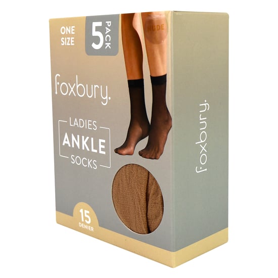 5er-Pack Damen Knöchelsocken 15 Denier Leichte Durchsichtige Socken - Image 2