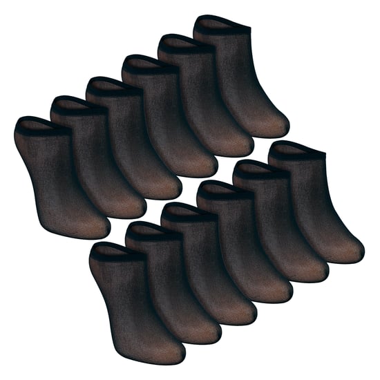 12er Pack Damen Unsichtbare Pop-Socken 15 Denier Leichte No-Show Socken - Image 1