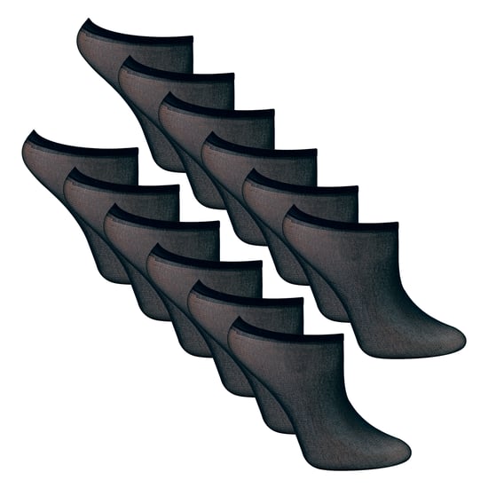 12er Pack Damen Unsichtbare Pop-Socken 15 Denier Leichte No-Show Socken - Image 3