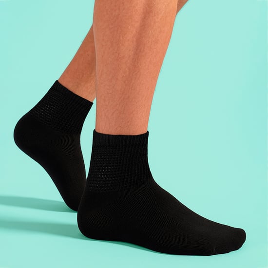 6er Pack Herren Knöchelsocken Diabetes Baumwolle atmungsaktiv Alltags-Socken - Image 3