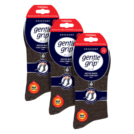 3er-Pack Herren Thermosocken Warme Winter Crew-Socken mit gebürstetem Innenfutter - Image 2