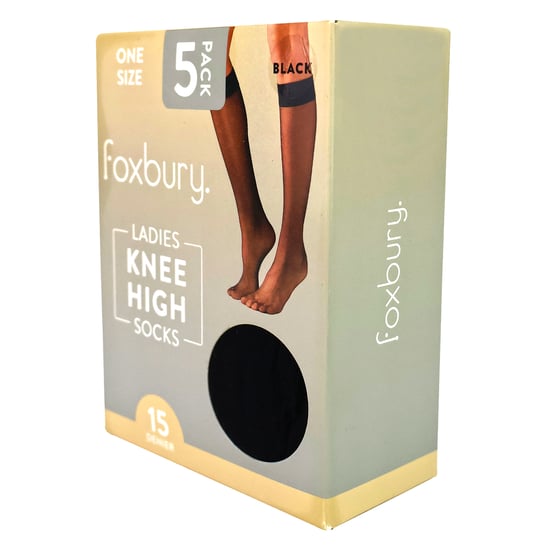 5er-Pack Damen Kniestrümpfe 15 Denier Leichte Durchsichtige Socken - Image 2