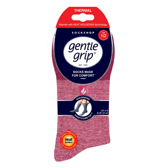 Damen Thermo HoneyComb Top Socken ohne Gummiabschluss - Image 2