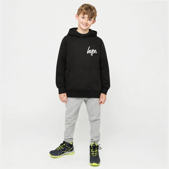 Jungen Kapuzenpullover Anthrazitgrau Weich Lässig Kinder Sweatshirt Bequeme Passform - Image 3