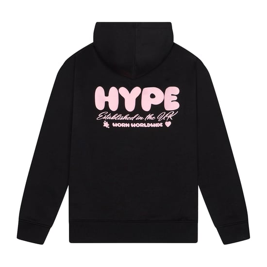 Mädchen Hoodie Kinder Lässiger Schwarzer Pullover Weiches Grafikdesign auf dem Rücken - Image 2