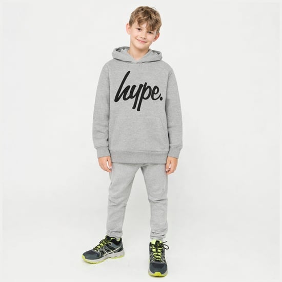 Jungen Hoodie Grau Weich Lässig Kinder Sweatshirt Bequemes Fit - Image 3