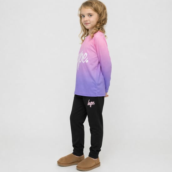 Mädchen Jogginghosen Kinder Schwarz Legere Sweatpants Weiche Bündchen Lounge-Hosen - Image 4