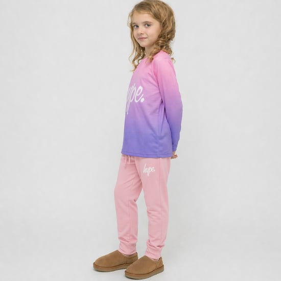 Mädchen Jogginghosen Kinder Lässig Pink Sweatpants Weiche Bündchen Lounge-Hosen - Image 4