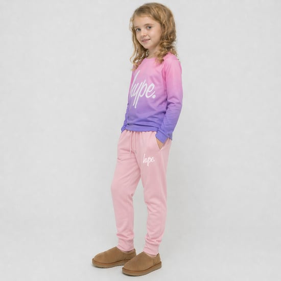 Mädchen Jogginghosen Kinder Lässig Pink Sweatpants Weiche Bündchen Lounge-Hosen - Image 5