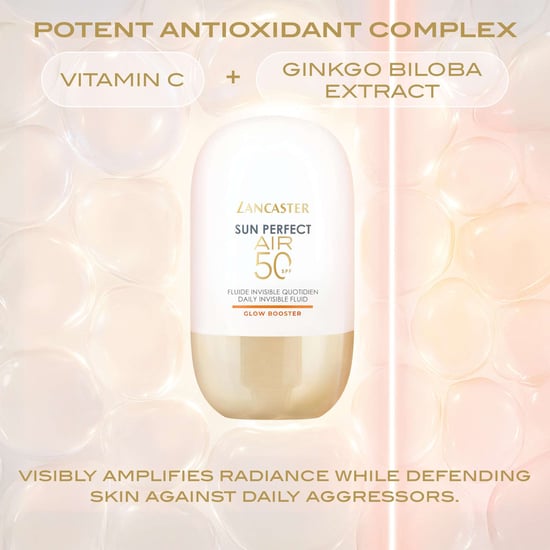 Lancaster Sun Perfect AIR Tägliche Unsichtbare Fluid SPF50 Glow Booster 40ml - Image 3