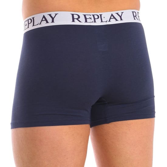 Replay - Boxershorts für Herren (2er-Pack) (Dunkelblau/Weiß) - Image 2