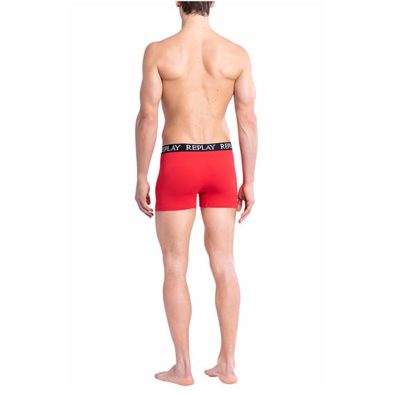 Replay - Boxershorts für Herren (2er-Pack) (Rot/Schwarz) - Image 2