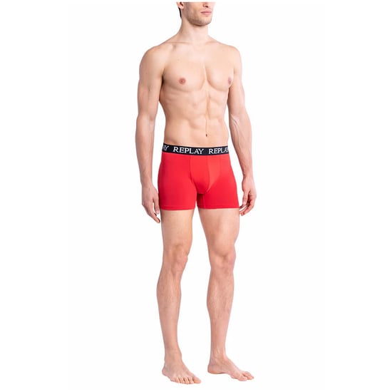 Replay - Boxershorts für Herren (2er-Pack) (Rot/Schwarz) - Image 5