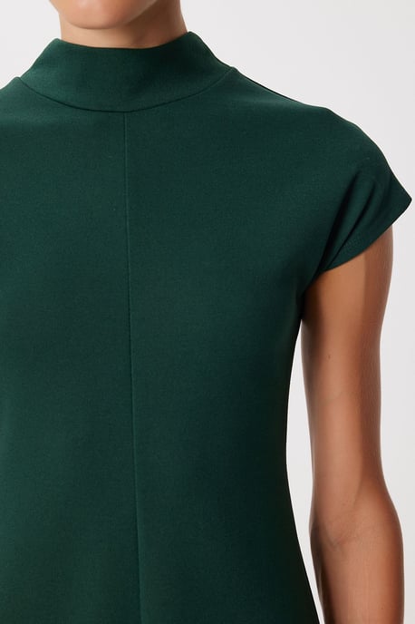 A-förmiges Midi-Kleid mit halbem Rollkragen - Image 3