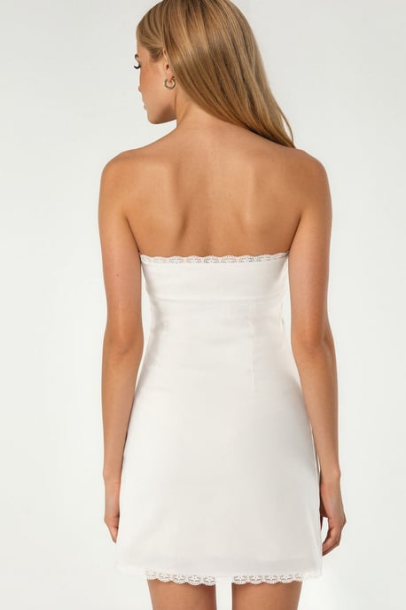 Bengalin-Minikleid mit Spitzenverzierungen - Image 3